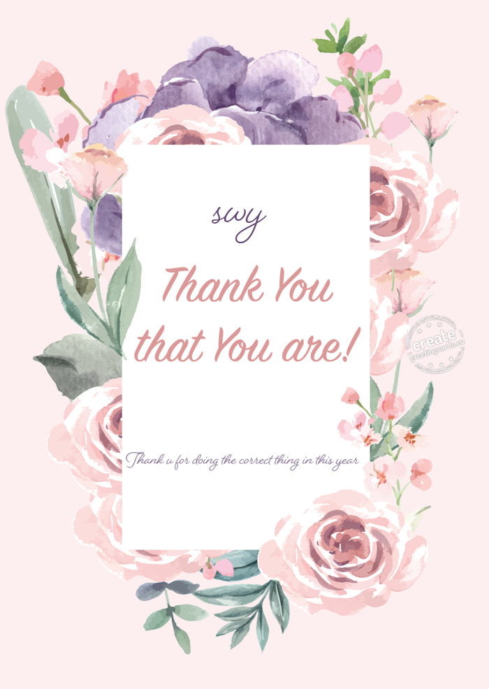 Swy Thank u for doing the correct thing in this year