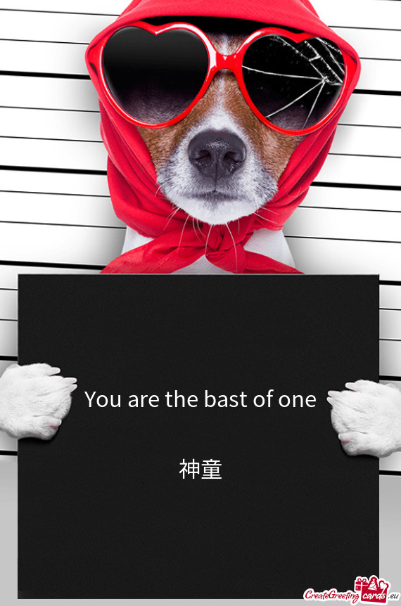 You are the bast of one